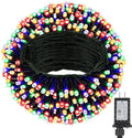 Extra Long 264Ft 800 LED Christmas Lights with Timer, Green Wire Fairy Starry String Lights Plug in, 8 Modes and Memory, forIndoor Outdoor Xmas Tree Wedding Party Decoration,Multicolor
