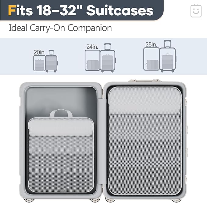 Veken 2/6/9/11 Set Compression Packing Cubes for Travel Essentials,Compressible Expandable Large Luggage Suitcase Organizer Bags for Clothing,Durable Space Saver Storage Bags(Black)