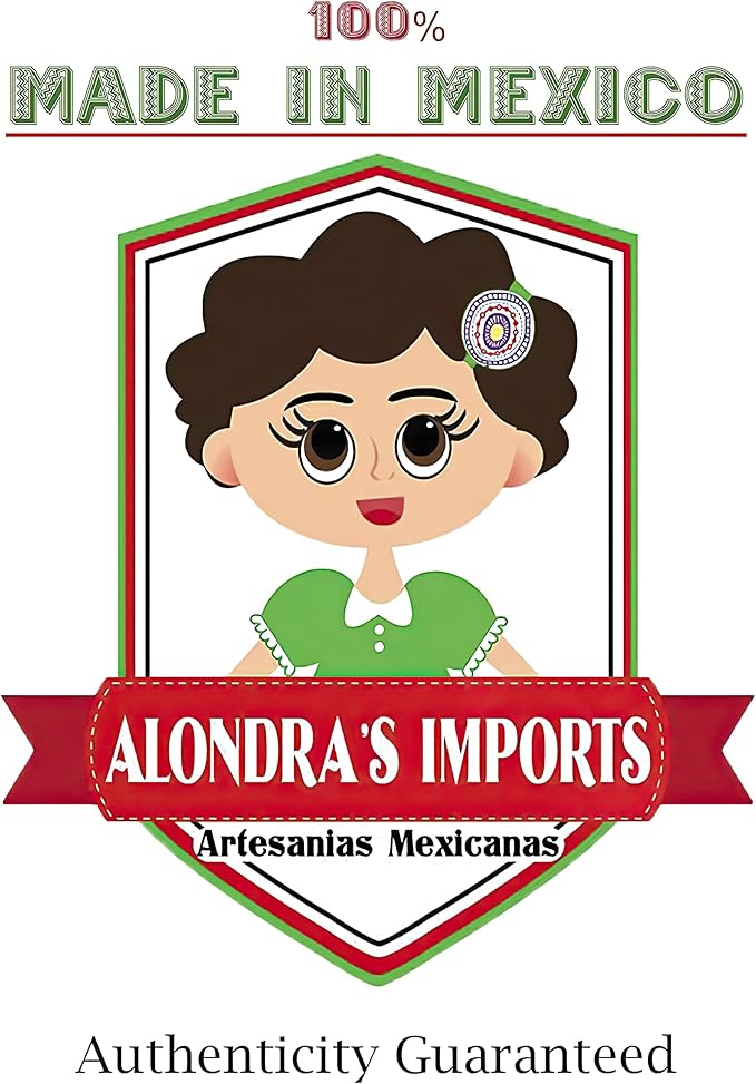 Alondra's Imports (TM Mexican Tote Favor Bags (Mexican Candy Bags, Mini Mercado Mesh, Fiestas Bolsas) 10 x 7 (6 PACK)