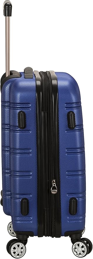 Rockland Melbourne Hardside 3 Piece Expandable Spinner Wheel Luggage Set, (20"/24"/28"), Blue