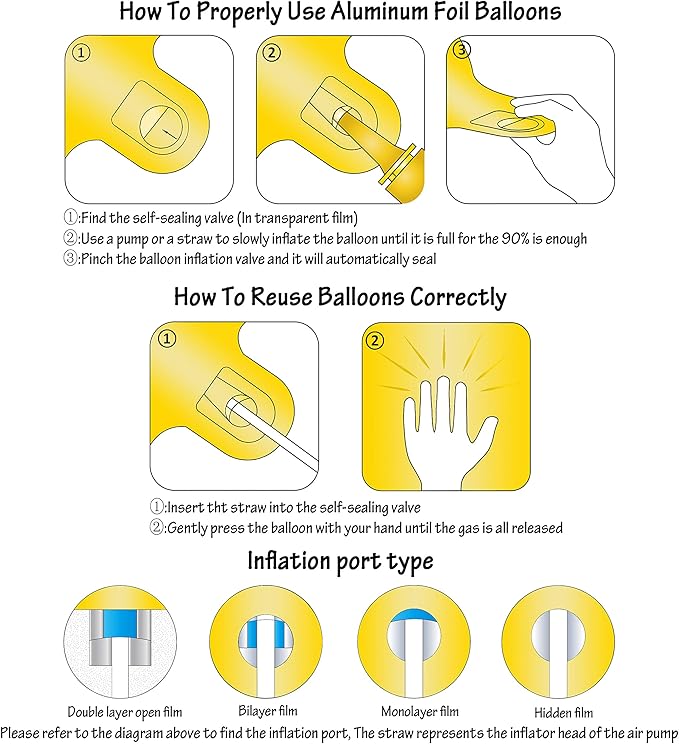 40 Inch gold Number Balloons Helium Foil Mylar Balloon Birthday Party banquet Decoration 33