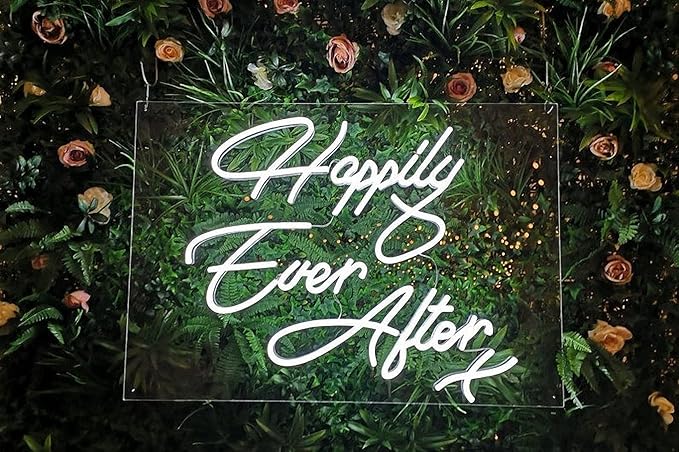 Ulalaza LED Neon Sign Night Light for Wall Party Décor Bedroom Room Bar Wedding Home Birthday Art Decoration Christmas with USB Chain Light modulator 5v (lets party blue)