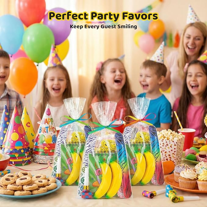 LovesTown 30PCS Banana Stress Toys, Squeeze Toys Mini Stretchy Fidget Balls Banana Stress Balls for Relief Kids Adults Party Favors