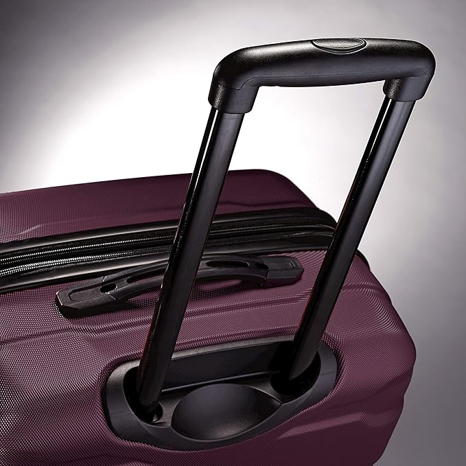 Samsonite Omni PC Hardside Expandable Luggage with Spinner Wheels, Purple, 3-Piece Set (20/24/28)