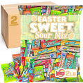 Sweet and Sour Candy Mix – 2 Pounds - Individually Wrapped Bulk Mix for Parties, Goodie Bags & Gifts – Assorted Super Sour Treats for Kids, Adults & Events