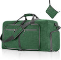 Vomgomfom 65L/85L/115L Foldable Travel Duffle Bag, Lightweight Checked Luggage with Shoe Compartment, Water-Resistant Weekender Overnight Bag for Men & Women