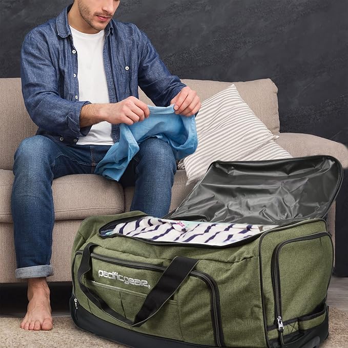 Pacific Gear Duffel Bag with Rolling Wheels