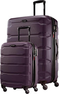 Samsonite Omni Pc Hardside Expandable Luggage with Spinner Wheels (Purple, 2-Piece Set (20/28))