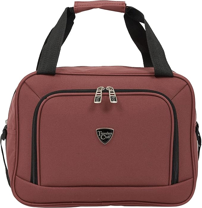 Travelers Club Chicago Hardside Expandable Spinner Luggage, Apple Butter, 3 Piece Set