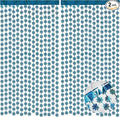 BRAVESHINE Blue Party Snowflake Backdrop - 2 Pack Hanging Foil Fringe Snow Flakes Party Streamers Curtain for Christmas Winter-Themed Frozen Birthday Bridal Shower Holiday New Year Party Decorations