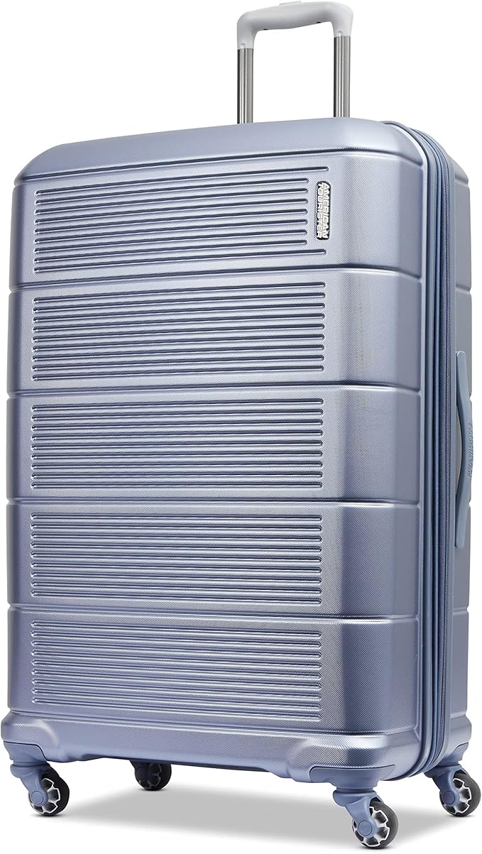 American Tourister Stratum 2.0 Expandable Hardside Luggage with Spinner Wheels, 28" SPINNER, Slate Blue