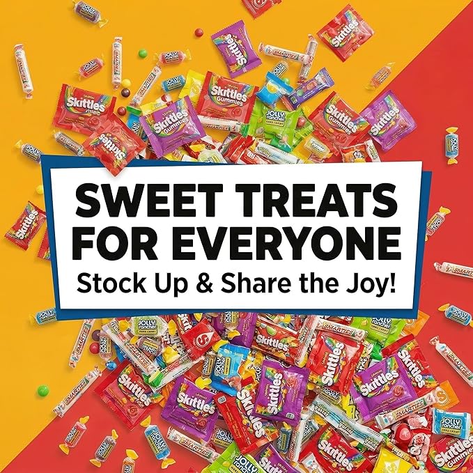 CANDYMAN Assorted Candy Variety Pack 5lbs of Pinata Stuffers, Bulk Candy for Party Favors Goodie Bags for Birthday Party, Candies in Bulk Individually Wrapped
