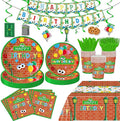 122 Pcs Cookie Party Supplies For Baby Boys Girls Birthday Party for 20 Guests
