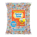 TOXIC WASTE - Nuclear Fusion Hazardously Sour Candy - Raspberry-Lemon, Pineapple-Passionfruit, Grape-Strawberry, Banana-Blueberry, & Orange-Apple Flavors - 1000 Piece Bulk Bag