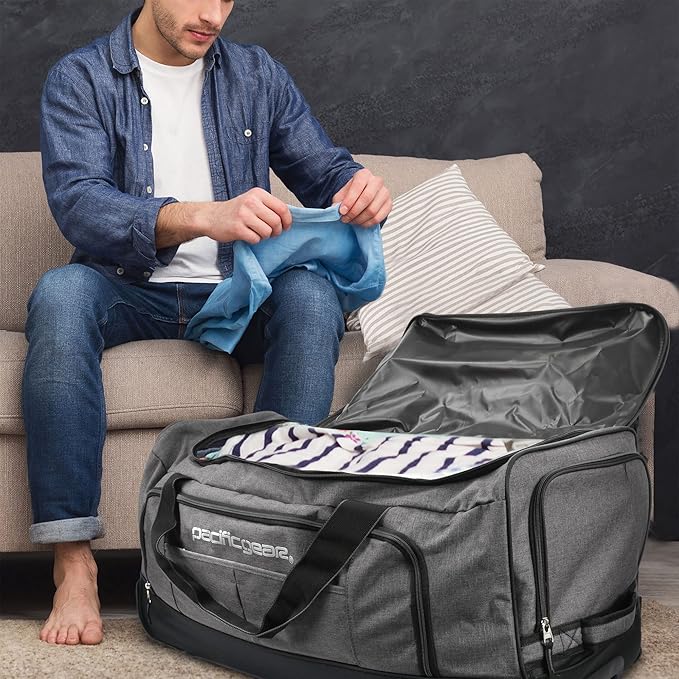 Pacific Gear Duffel Bag with Rolling Wheels