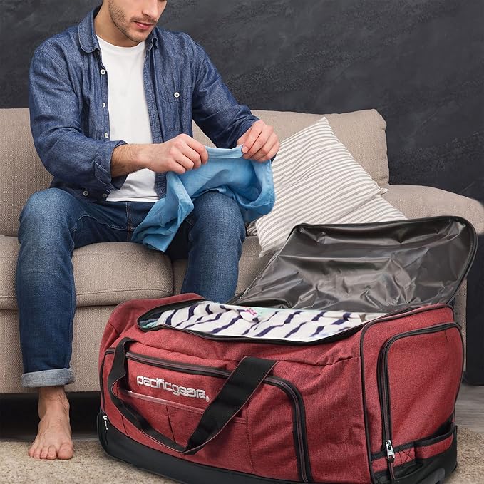 Pacific Gear Duffel Bag with Rolling Wheels